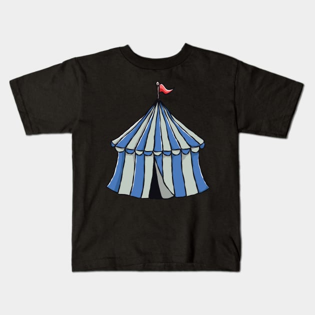 Circus Tent Kids T-Shirt by Stenau Artwerk